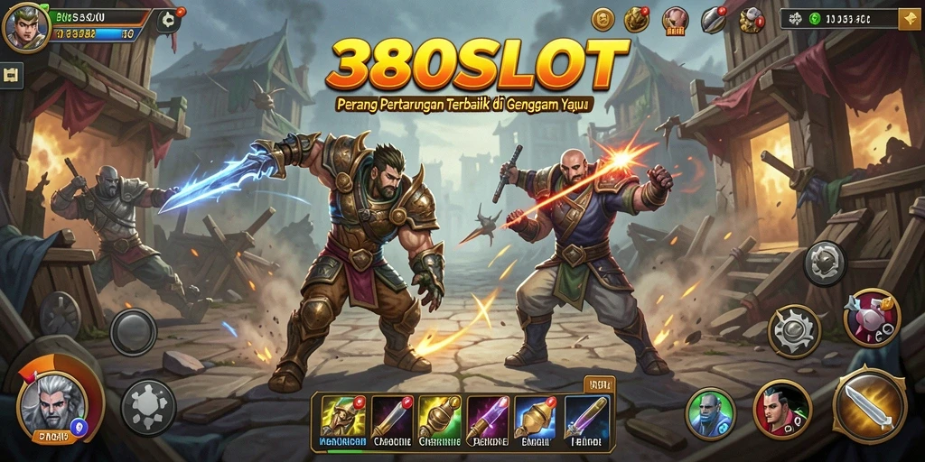 Tampilan gameplay seru dalam pertarungan 380SLOT yang mendebarkan.