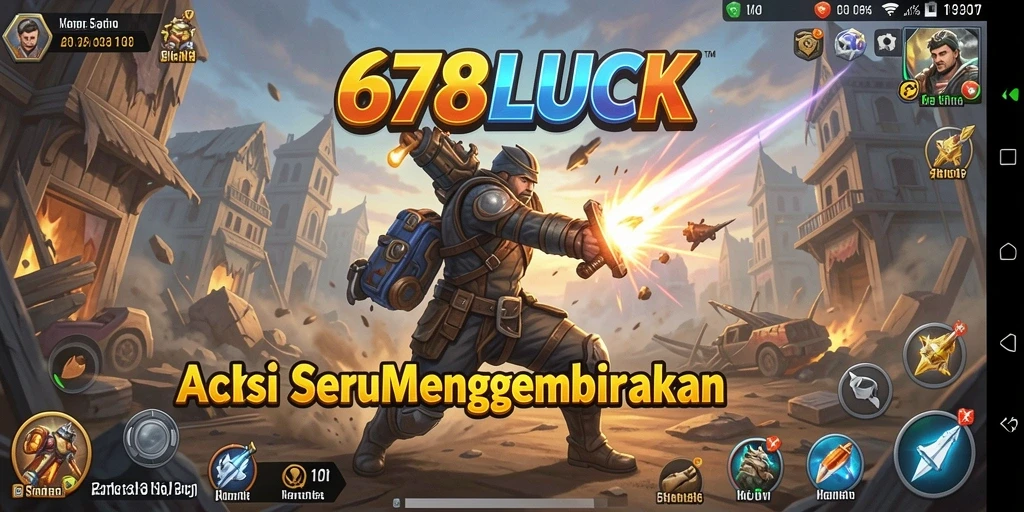 Screenshot menampilkan aksi seru dalam gameplay 678LUCK.