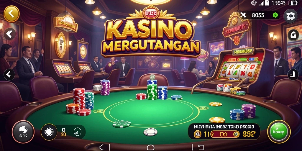 Gameplay Kasino menarik dengan visual yang memukau.