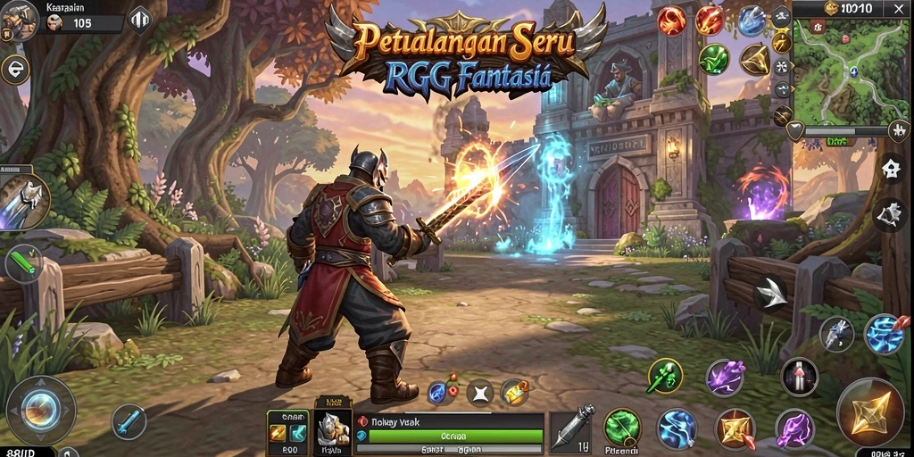 Tampilan menarik dari gameplay RPG di 88ID dengan karakter dan petualangan seru.
