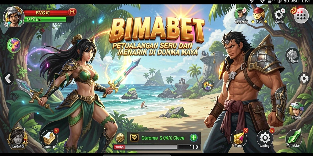 Tampilan gameplay menarik dan menantang di dunia BIMABET.