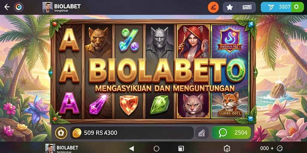 Gameplay Slot seru dan menegangkan di BIOLABET.