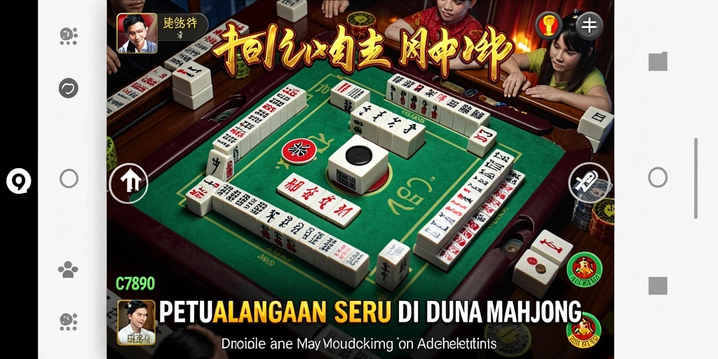Tampilan screenshot C7890 menunjukkan permainan Mahjong yang seru dan menantang.