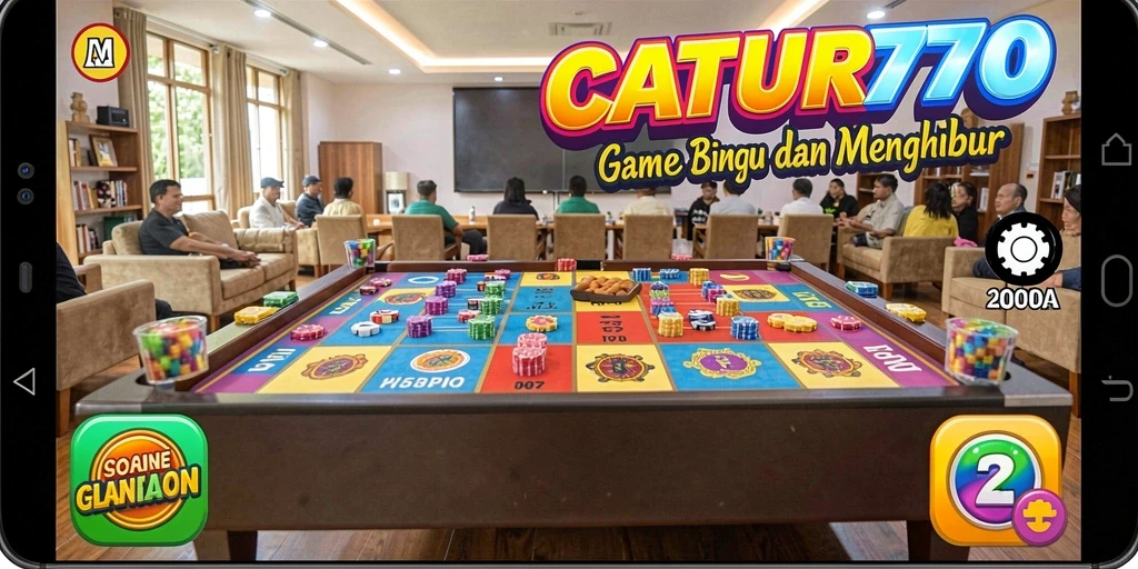 Tampilan gameplay seru dalam permainan Bingo CATUR777.