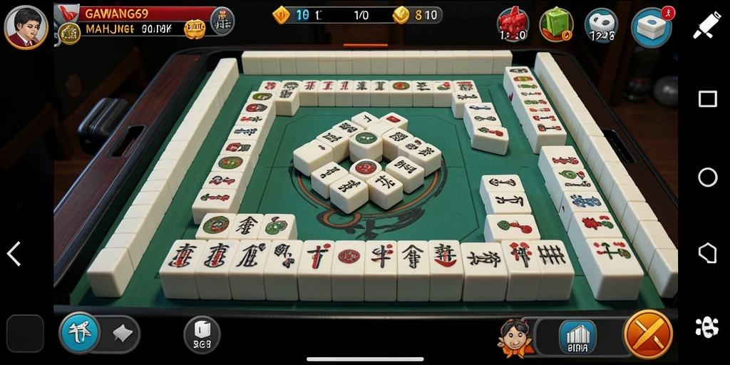 Screenshot GAWANG69 menampilkan gameplay Mahjong yang seru dan menarik.