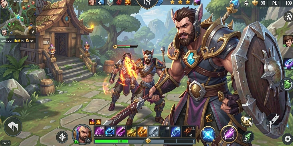 Screenshot gameplay menampilkan aksi seru dalam ARPG.
