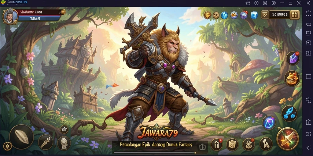 Gameplay seru dan grafis menawan di JAWARA79.