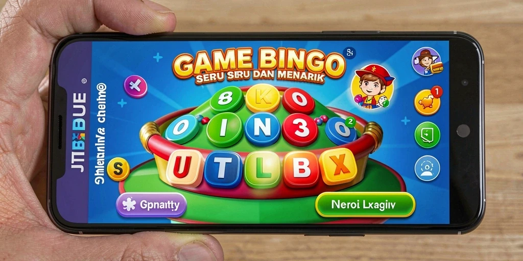 Screenshot utama JTBLUE menampilkan gameplay Bingo yang seru dan interaktif.
