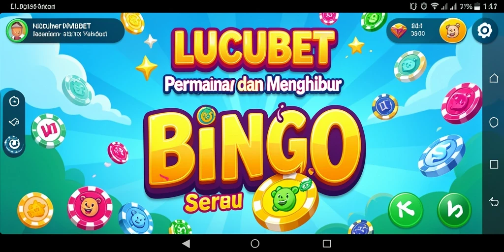 Tampilan gameplay seru LUCUBET saat bermain Bingo.