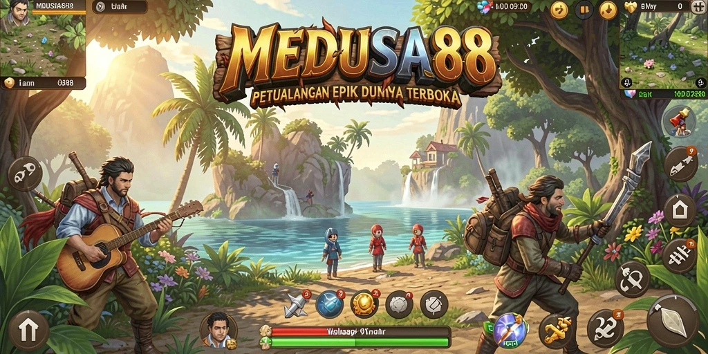 Gameplay seru dalam dunia terbuka MEDUSA88 yang kaya akan petualangan.