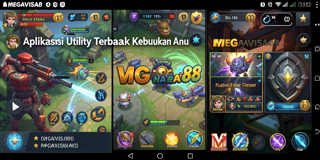 Tampilan antarmuka MEGAVISA88 yang sederhana dan menarik.