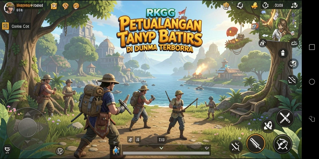 Gameplay RKGG menampilkan eksplorasi dunia terbuka yang luas dan dinamis.