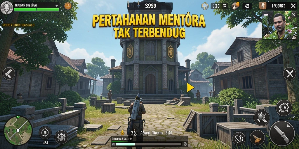Tampilan gameplay S9S9 yang seru dalam Tower Defense.
