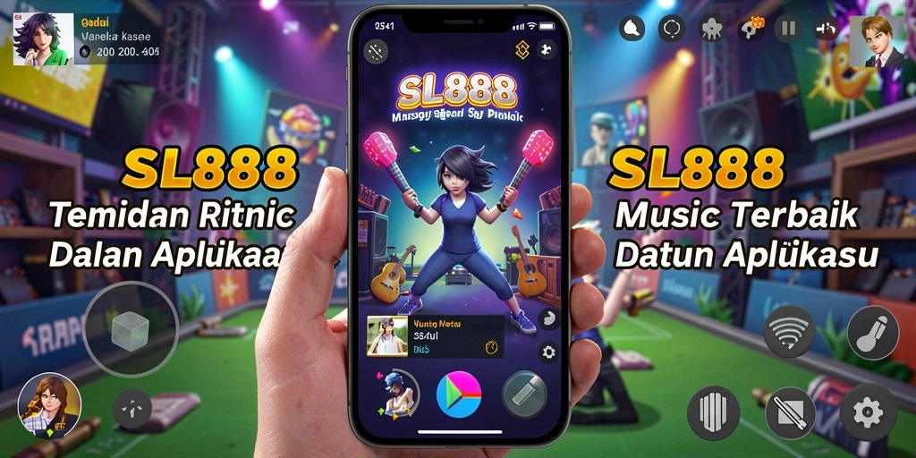 Screenshot game SL888 menampilkan gameplay yang penuh energi.