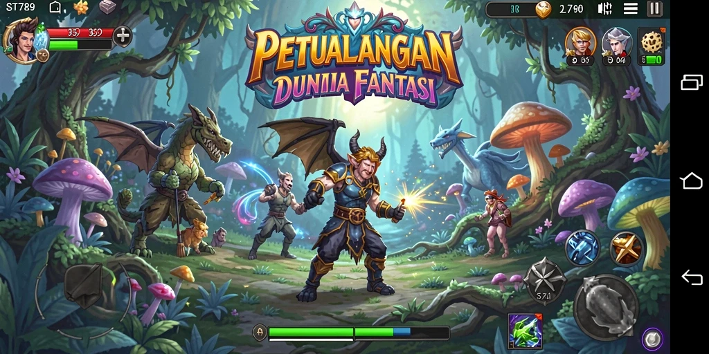 Tampilan gameplay ST789 yang menarik dan memukau.