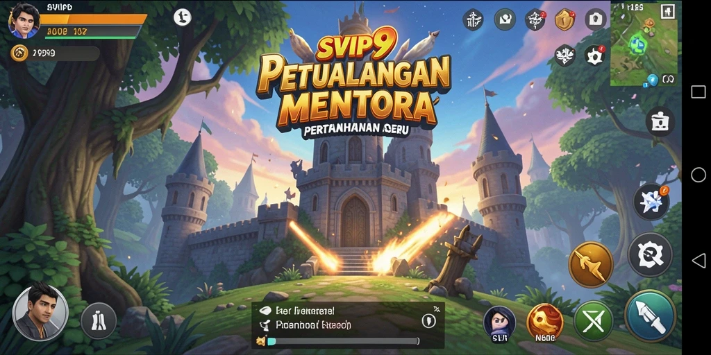 Gameplay menara pertahanan yang menarik dan seru di SVIP9.