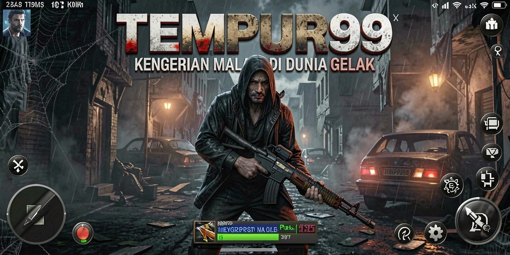 Tampilan gameplay TEMPUR99 yang menyeramkan dan mencekam.