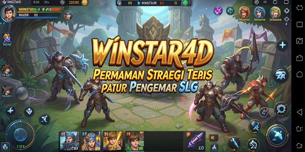 Gameplay mendebarkan WINSTAR4D dengan pertempuran strategis dan kolaborasi antar pemain.