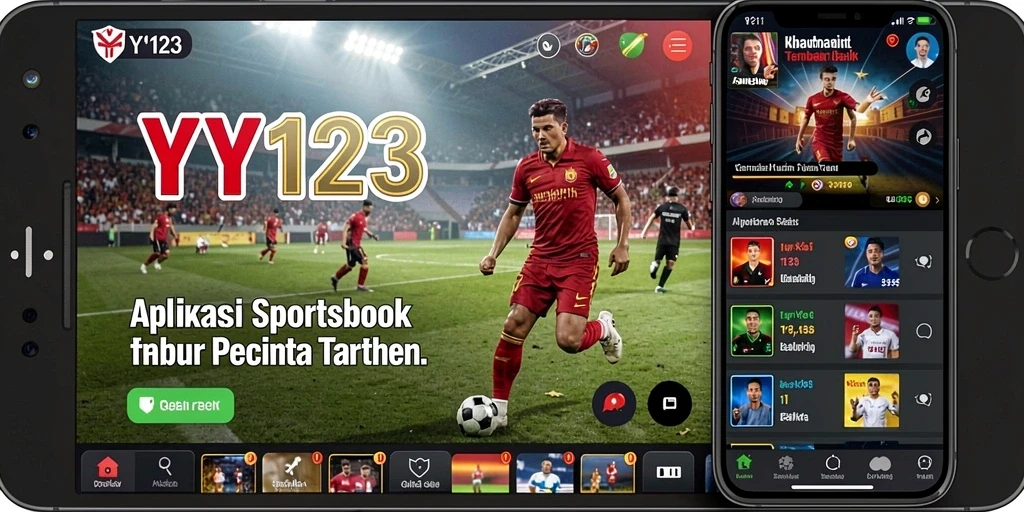 Tampilan antarmuka pengguna yang menarik dari YY123 untuk taruhan Sportsbook.