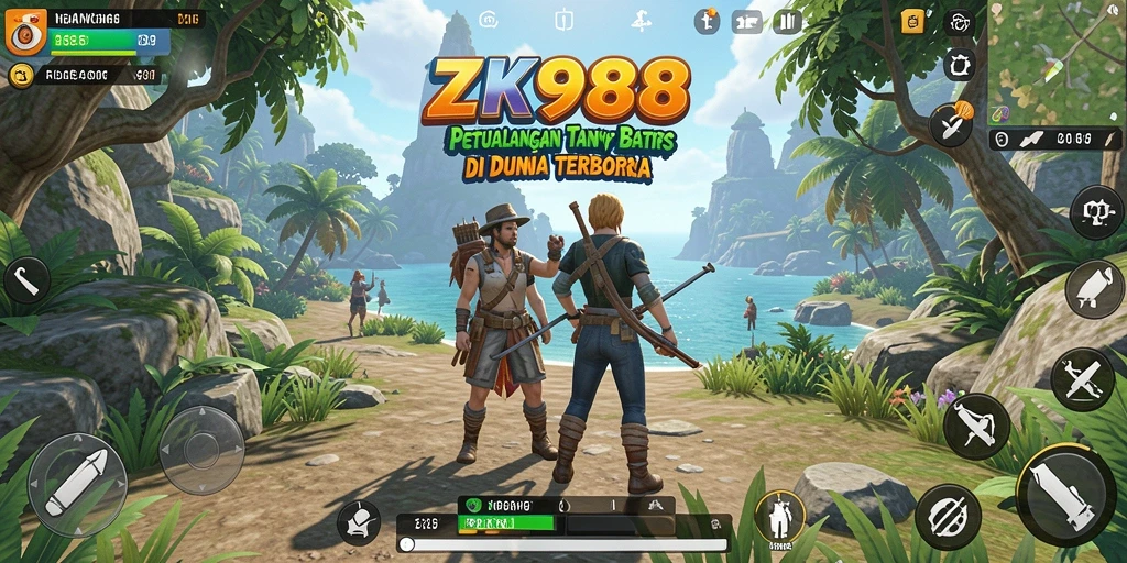 Gameplay ZK988 yang menampilkan keindahan dunia terbuka.